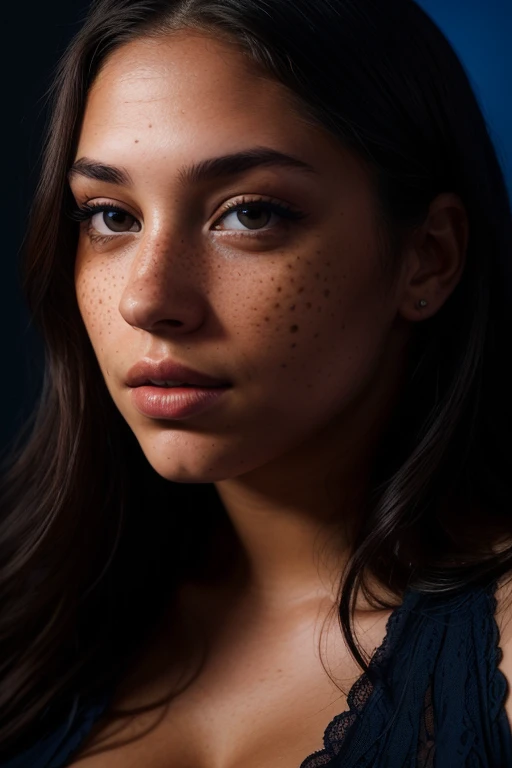Merger_blake_weavia,
(headshot:1.2) portrait on a (plain dark background:1.2), (headshot:1.2), (face focus:1.1), intricate (beautiful eyes:1.2), (wide open eyes:1.1), Big eyes,  clean photo, lighting from behind, (Red lighting from the left:1.3), (Blue lighting from the right:1.3),
bokeh, f1.4, 40mm, photorealistic, raw, 8k, textured skin, skin pores, intricate details  <lora:epi_noiseoffset2:1>, epiCRealism