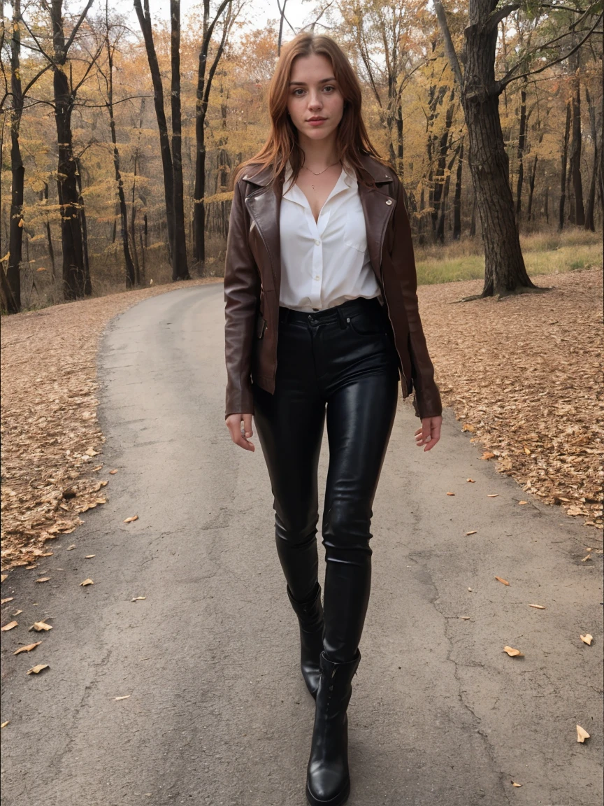 RAW photo, tv_Ella_ap_Flynn_MXAI
BREAK
walking through the woods, wearing a leather duster, wearing leather pants, wearing a white shirt, wearing black boots, walking towards the camera, golden hour, god rays
BREAK, (((Ultra-HD-details, Ultra-HD-detailed, Ultra-HD-realistic, Ultra-HD-photo-same-realistic-quality-details))), 8k uhd, dslr, soft lighting, high quality, film grain, Fujifilm XT3