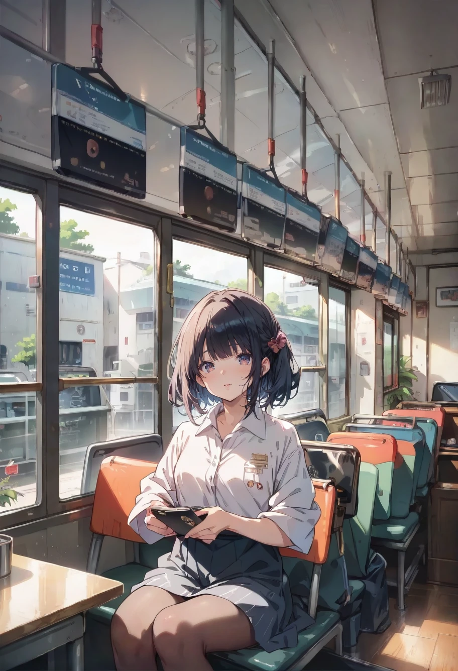 score_9,score_8_up,score_7_up,8k,hd,,ruanyi0652,seat,interior,vanishing point,<lora:0652 bus interior_pony:1>