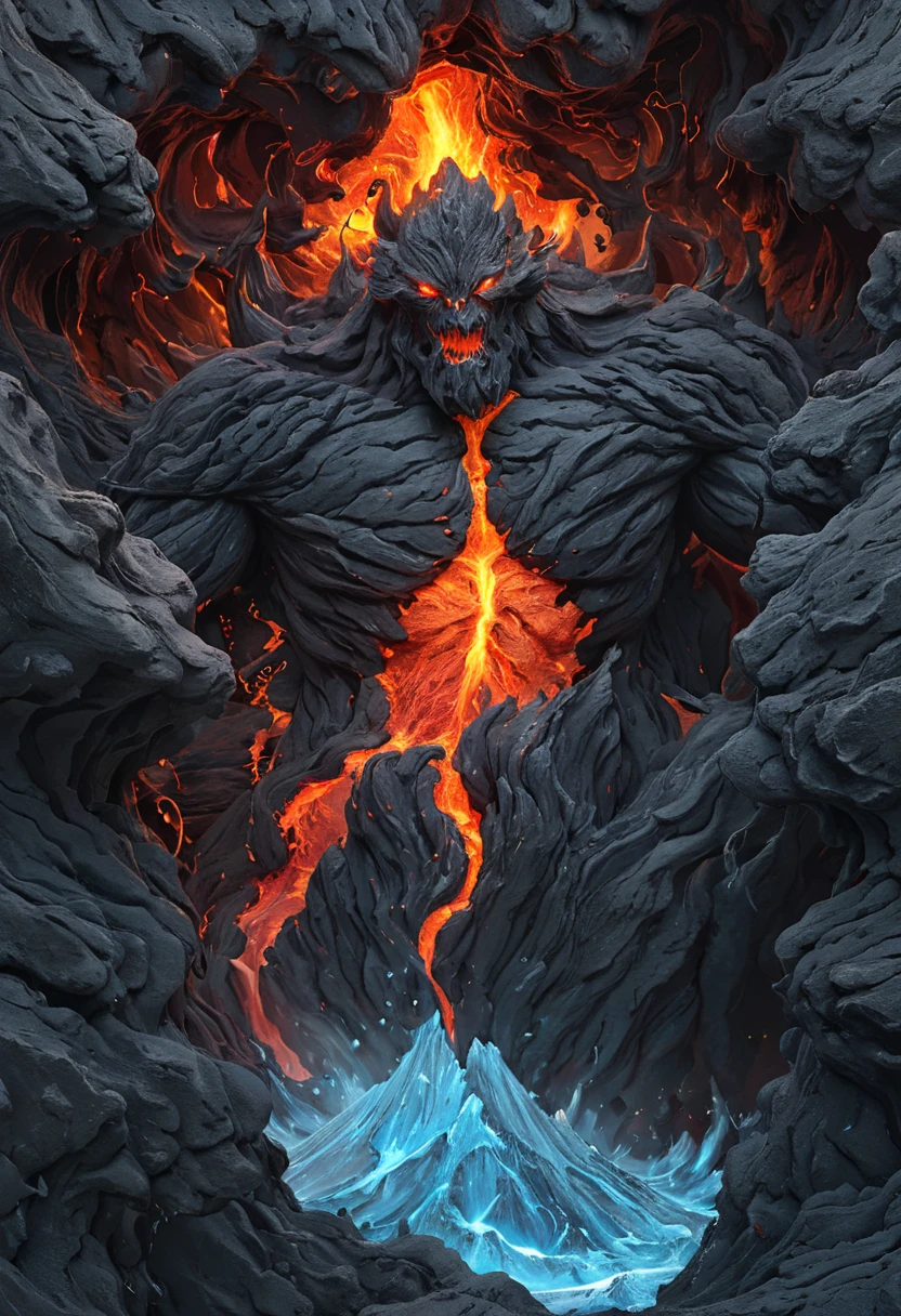 <lora:artfullyEXTRAVAGANZA_SDXL_V1:1>, artxtrvgnz, volcano elemental, detailed, uhd, 8k