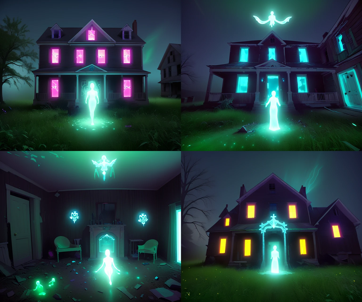 RadientLuminara - Beings and Objects of Light, Glowing subjects, Vivid lightshift
