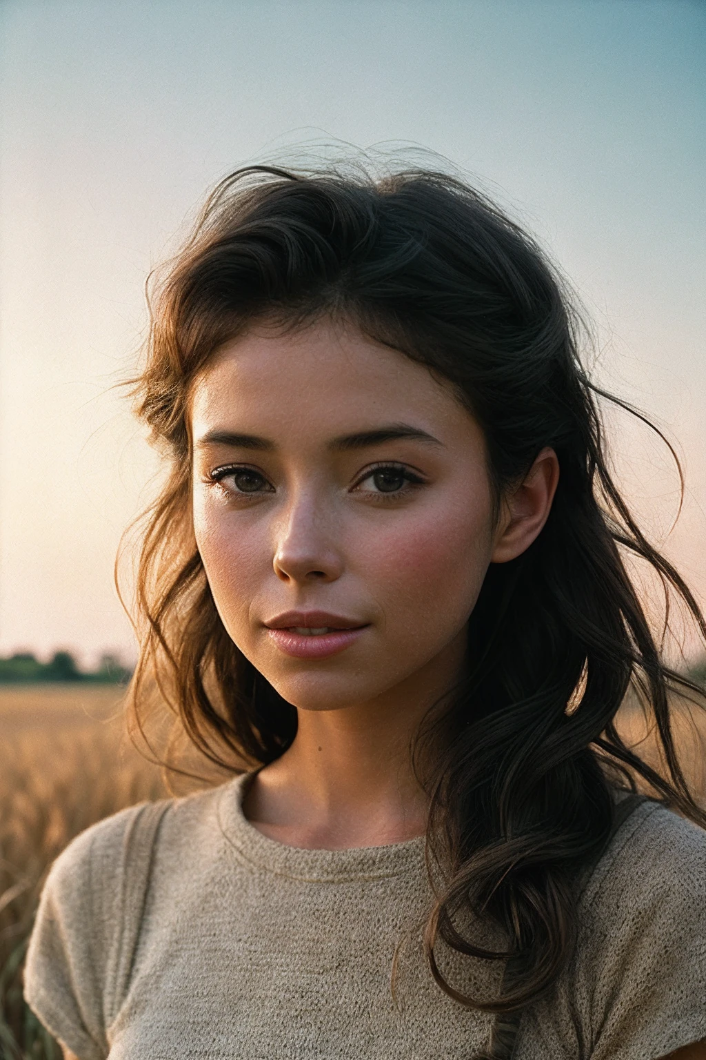 JaneM_SoloTI_v1,
shy smile,braid,
(In a dress made of burlap sacks, with playful potato-themed accessories and earthy tones, for a quirky and rustic look), (A windswept field, with tall grasses swaying and a distant barn, an atmosphere of simplicity and rural charm:1.3), (seductive:1.3),(analog, cinematic, film grain, hazy atmosphere, cinematic shot:1.3),
<lora:add_detail:0.4>, PA7_Portrait-MCU,