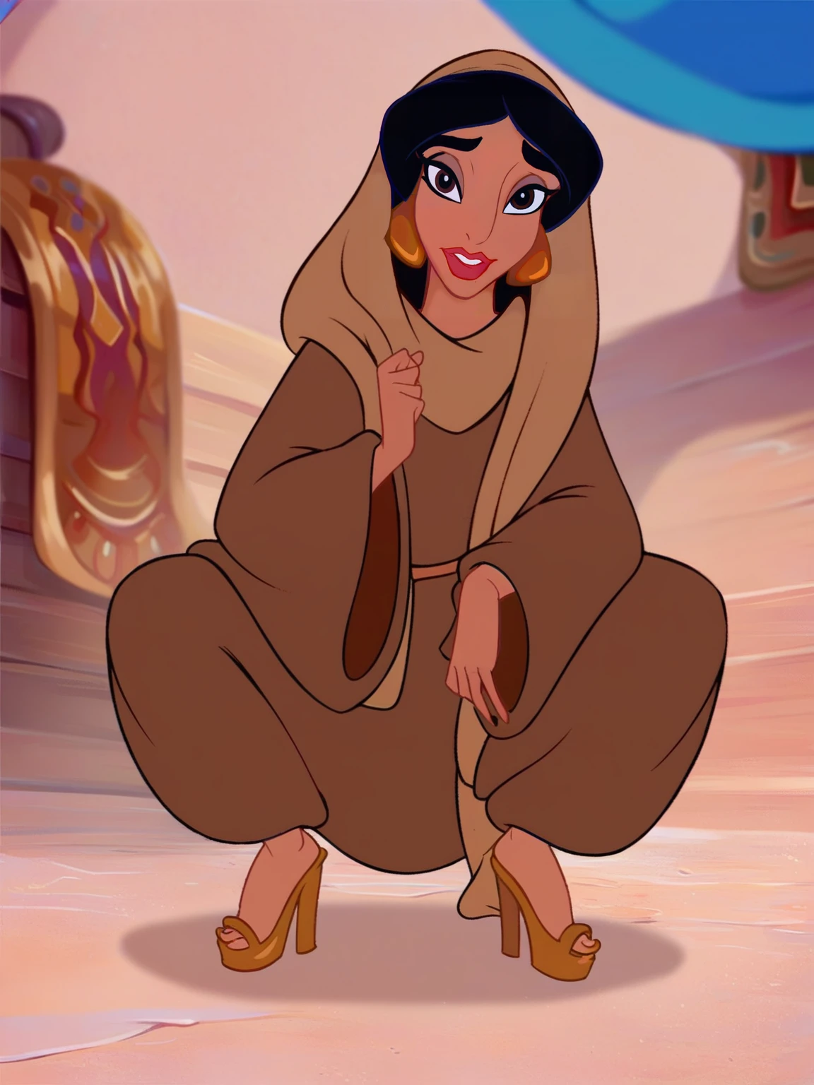 Jasmine (Aladdin 1992 film) PonyDiffusionXL/illustriousXL v1.0Pony