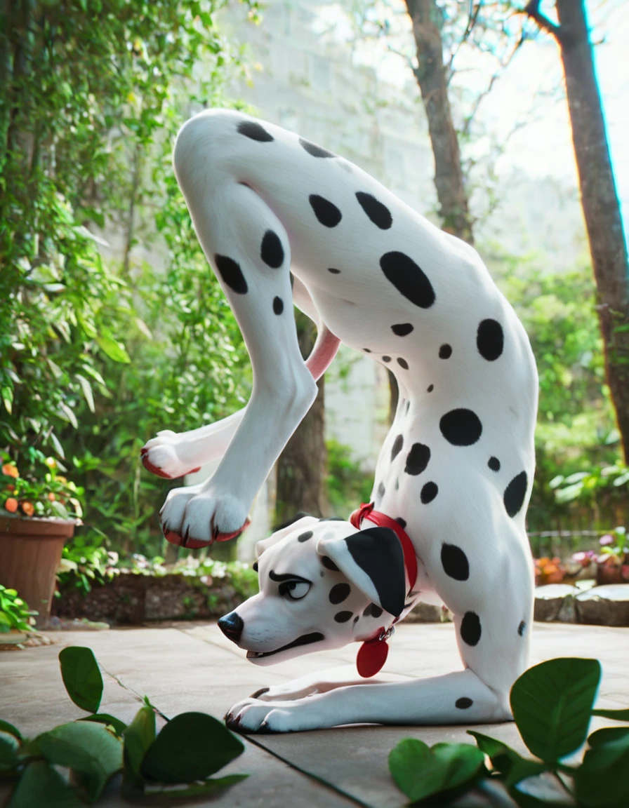 Fluffy Yoga poses Vrischikasana