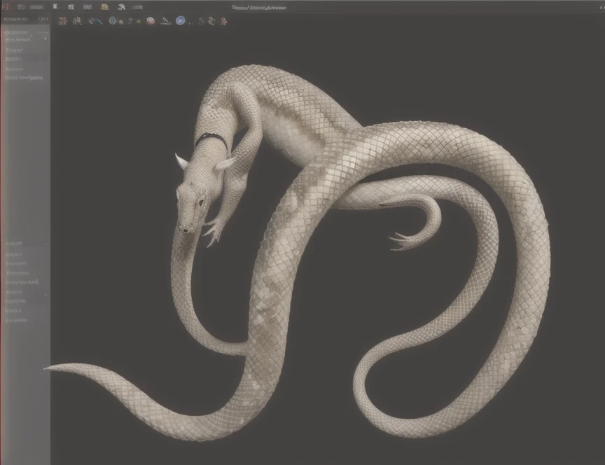 a reticulated python (programming in python:1.1) to create an ai model to generate a reticulated python, python-ception,