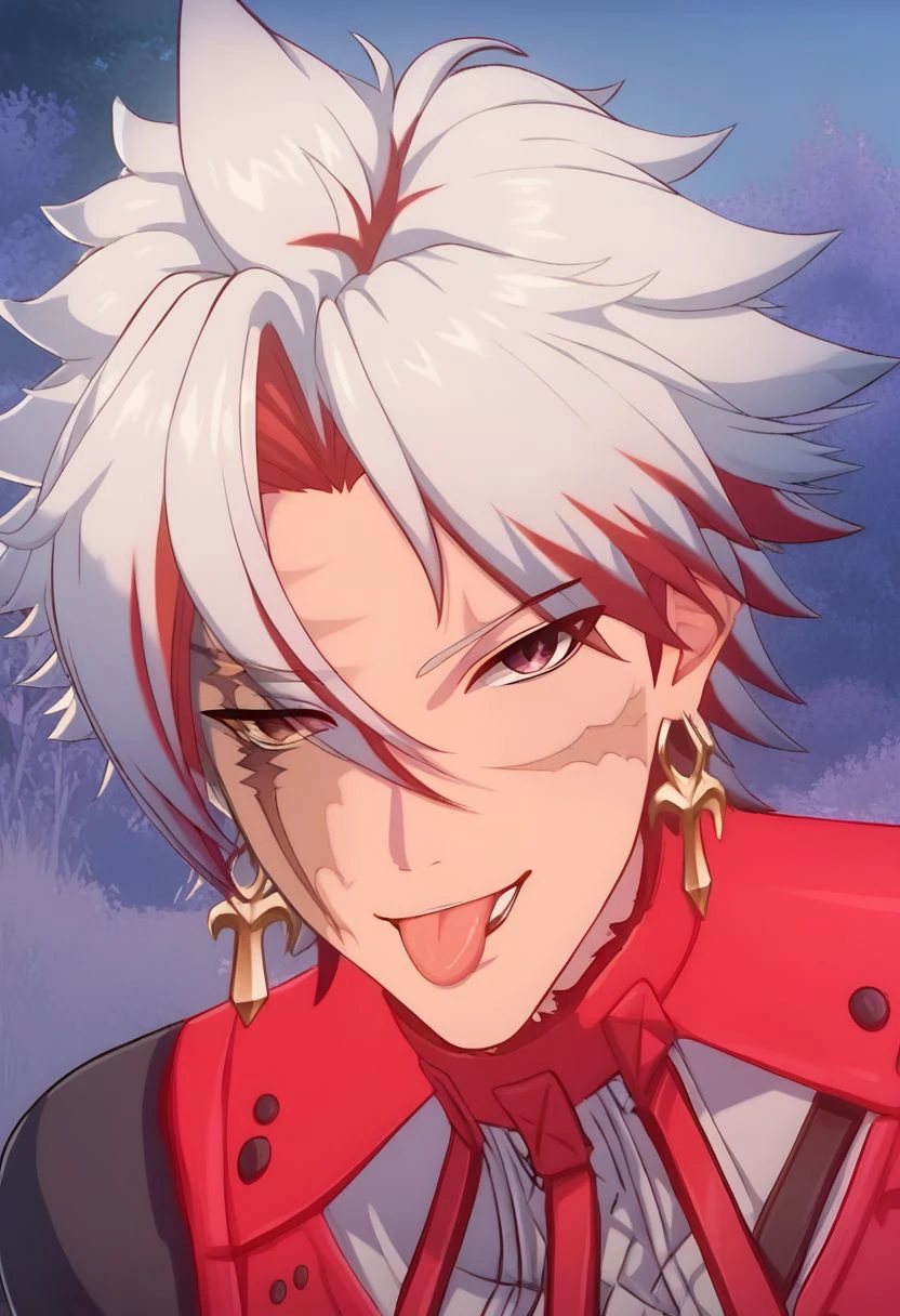 score_9, score_8_up, score_7_up, source_anime, rating_safe, Scarussy, Scardesign, official style, 1boy, male focus, tongue out