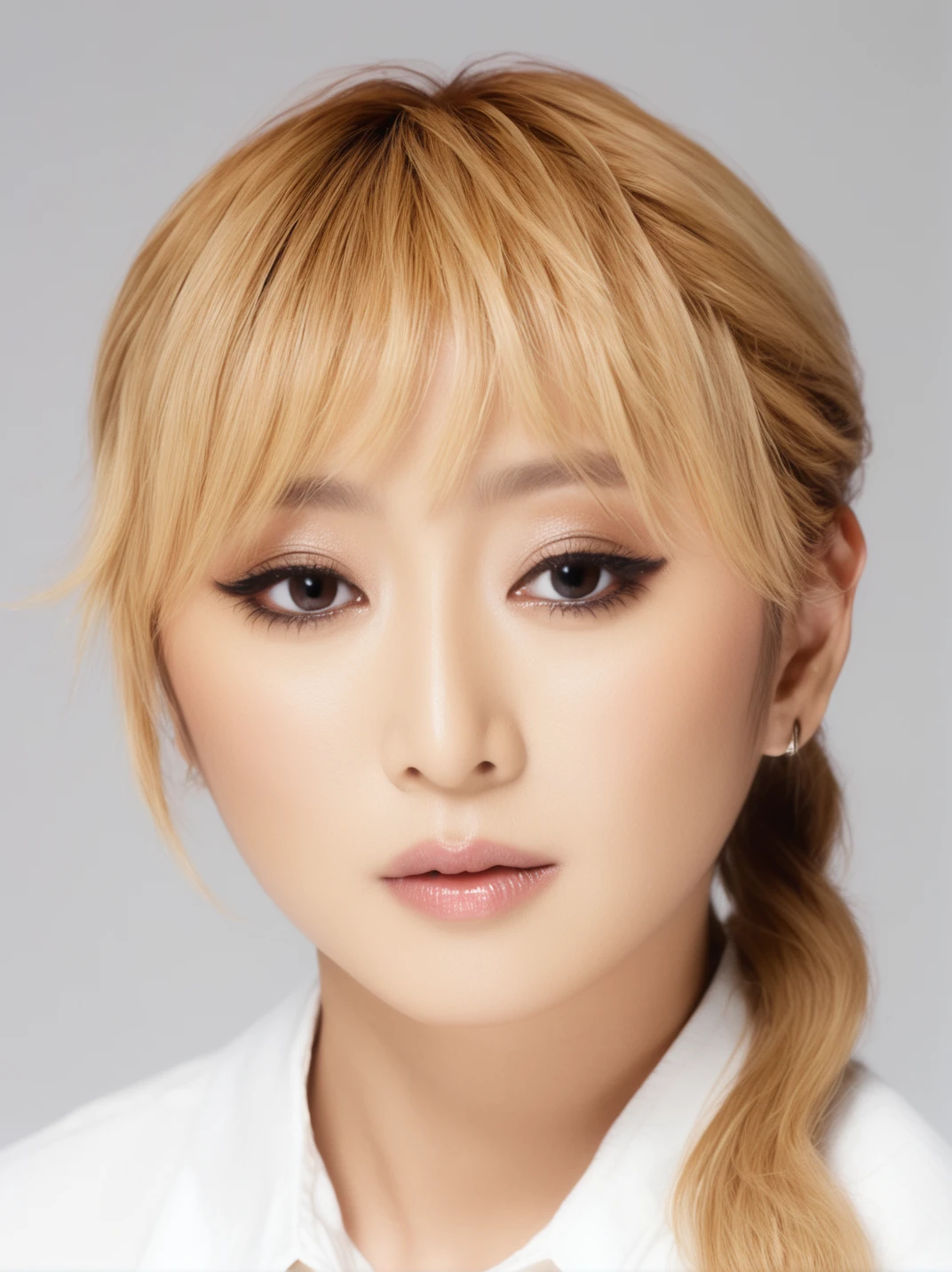 AyumiHamasaki, neutral expression