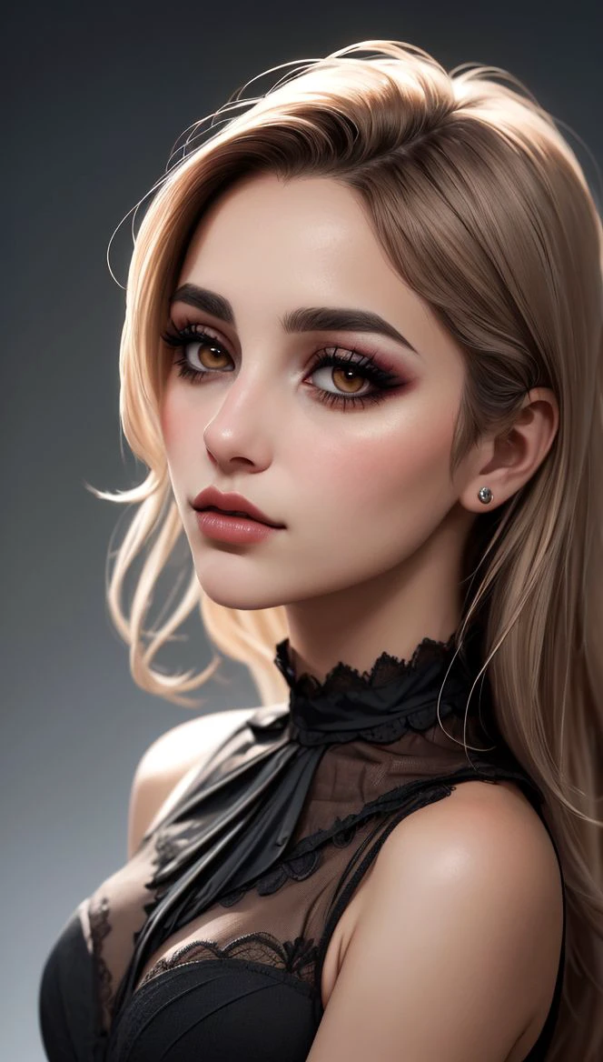 S189_SarahBustani,<lora:20231230-1703916031755-0017_1:0.4> gothic, long black dress,collar, heavy smokey makeup, Thoughtful gaze with hand on chin
top down view,,bokeh,dark theme,soothing tones,muted colors,high contrast,(natural skin texture, hyperrealism, soft light, sharp),(close-up shot)
<lora:kinsey:1> <lora:Dreamyvibes artstyle SDXL - Trigger with dreamyvibes artstyle:0.6> Dreamyvibes Artstyle <lora:Rembrandt Lighting Style:0.8> Rembrandt Lighting Style