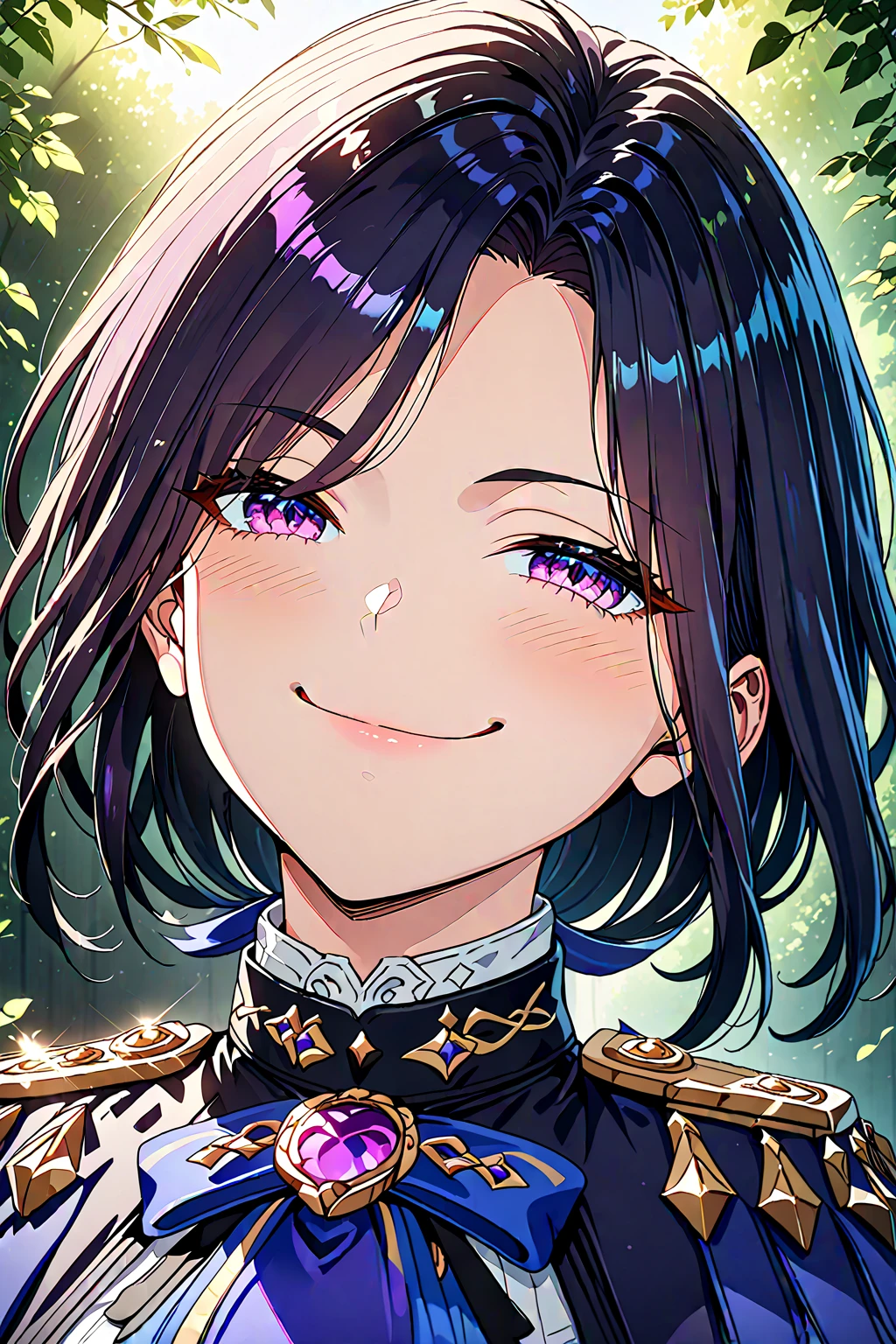 16k, 8k, 4k,
best quality, extremely detailed fine touch, hyper detailed, highly detailed, top quality, extreme quality, ultra details, absurdres, masterpiece, amazing details, beautiful illustration, detailed face,
source_anime, digital painting, anime,
very aesthetic, natural light, sun light, light rays, dappled light, reflection, shadows, ray tracing, soft lighting,
bright colors, vivid colors, hdr, volumetric lighting,
<lora:smug3(sdxl):1.0> smug,
<lora:Char-Genshin-Clorinde-Pony-V1:1> clorinde \(genshin impact\)