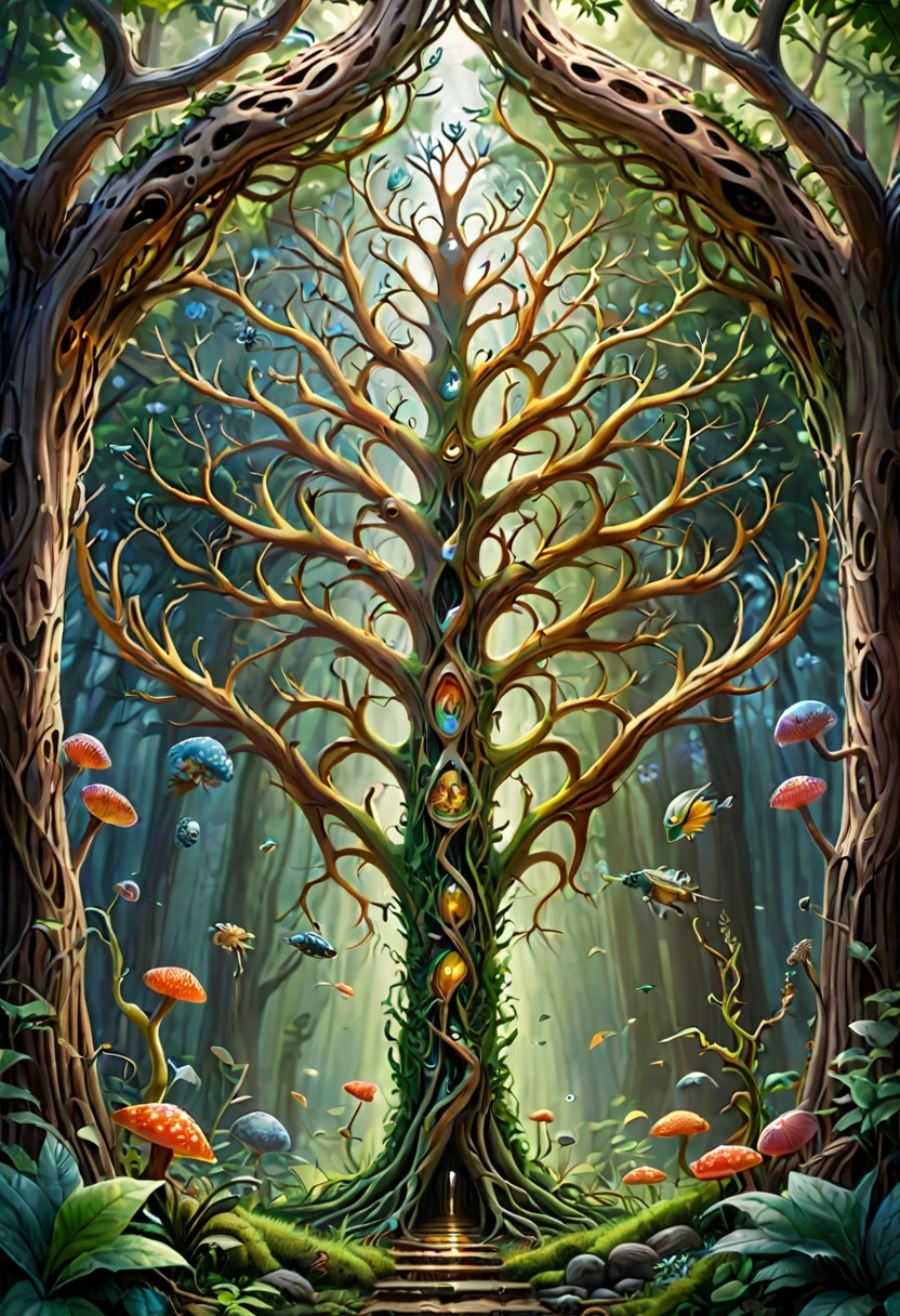 Positive prompt:
initiate transcendent biomimicry,