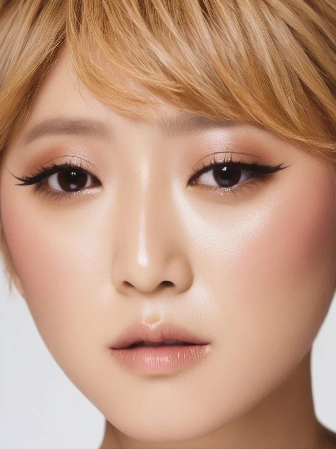 AyumiHamasaki, neutral expression
