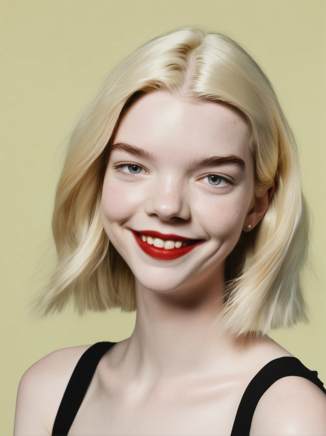 AnyaTaylorJoy, smile