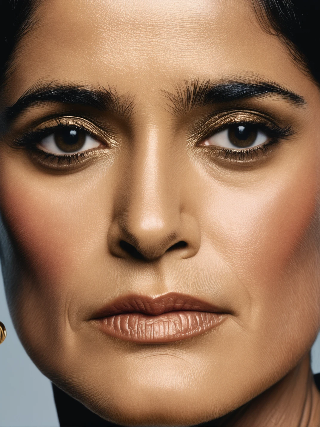SalmaHayekPinaultXle, neutral expression