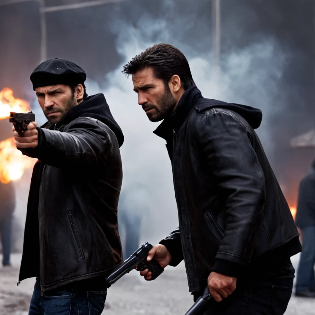 Cinematic Film Still Of 1