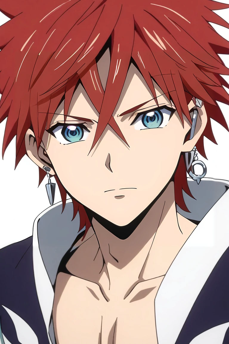 score_9, score_8_up, score_7_up, source_anime, rating_safe, , , , , 1boy, solo, male focus, <lora:musashi_orient_pony:0.84>, musashi_orient, red hair, blue eyes, short hair, spiked hair, hair between eyes, , , , <lora:sdxl_lightning_8step_lora:1>