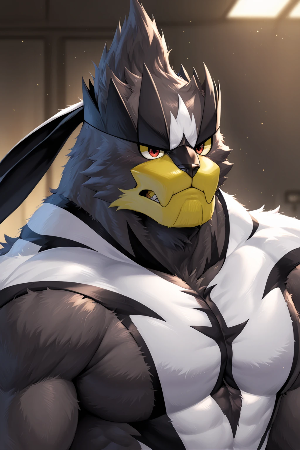 high quality, masterpiece,digital media \(artwork\), detailed fur, detailed face,
BREAK
<lora:urshifuxl-09:1>, urshifu