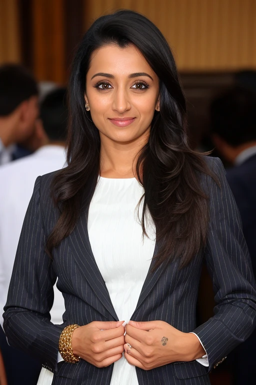 highly detailed image of trisha,  beautiful hair,  pinstriped business suit <lora:trisha_super_v1:.7><lora:breastsizeslideroffset:-.2>