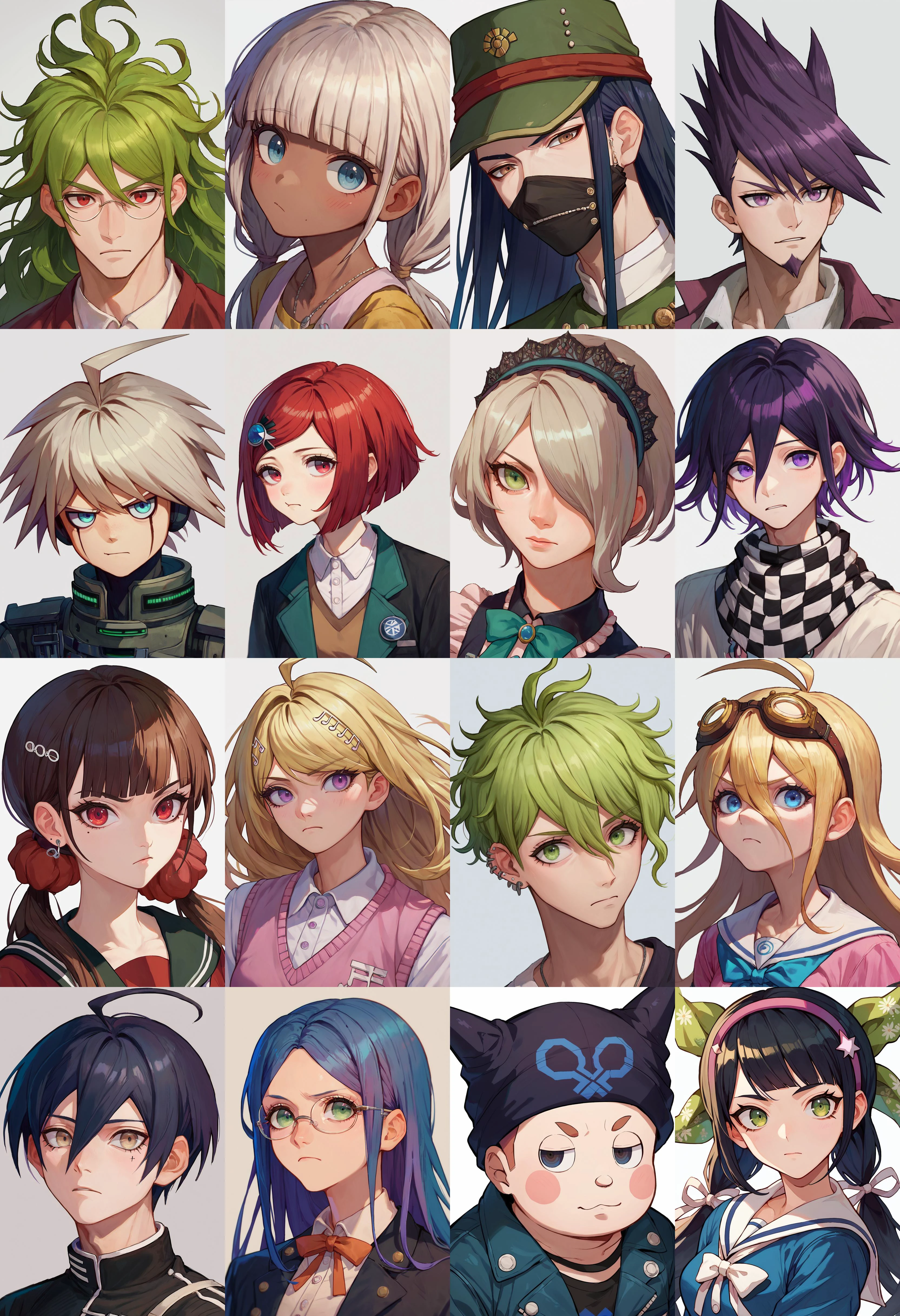 (PonyXL Character) Danganronpa V3 (16 in 1) | 新弹丸论破V3 全角色 | ニューダンガンロンパV3 v1.0