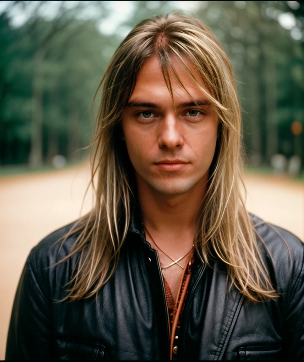 cinematic photo  <lora:quiron_AndiDeris_v3350_Lora:0.67> andiDerisQuiron, solo, realistic, long hair, blonde hair, 1boy,  . 35mm photograph, film, bokeh, professional, 4k, highly detailed