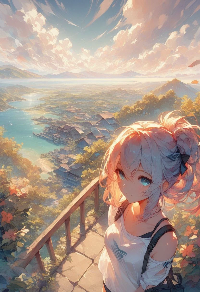 score_9, score_8_up, score_8_up, 1girl, sexy, from above, summer vibe, scenery background, best quality, <lora:dall_e-3_1.3-000012:1>