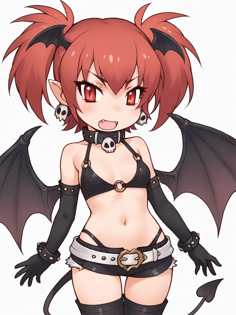 ((masutepiece, Best Quality, hight resolution, nffsw, Perfect Pixel, depth of fields, 4K, nffsw, nffsw))),
1girl in, Single, Solo, Beautiful anime girl, Beautiful Art Style, Anime Character,
Blushing, grin,
(large boob:1.2), Perfect body,
Night, Bedroom, darkness,
Yuigahama Yui, Pink hair, Hair bun, Short hair,
demonic horns, Devil's Tail, demonic wings, Black Micro Bikini, Sweat, shiny skin,
Arms up, From below,