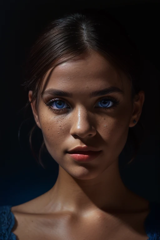 DEN_ariane_arianehu,
((headshot:1.2) portrait on a (plain dark background:1.2), (headshot:1.2), (face focus:1.1), intricate (beautiful eyes:1.2), (wide open eyes:1.1), Big eyes,  clean photo, lighting from behind, (Red lighting from the left:1.3), (Blue lighting from the right:1.3):1.2), bokeh, f1.4, 40mm, photorealistic, raw, 8k, textured skin, skin pores, intricate details  <lora:epi_noiseoffset2:1>, epiCRealism