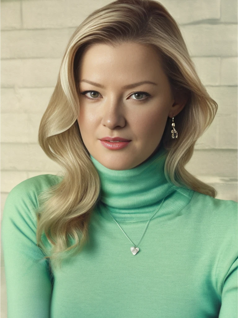 6r3tch3nm01, long hair, looking at viewer, blonde hair, long sleeves, navel, green eyes, jewelry, earrings, midriff, pants, indoors, necklace, sweater, lips, pillow, clothing cutout, window, bed, turtleneck, ring, denim, jeans, <lora:Gretchen_Mol_PMv1a_SDXL:1.3>,, high quality photography, 3 point lighting, flash with softbox, 4k, Canon EOS R3, hdr, smooth, sharp focus, high resolution, award winning photo, 80mm, f2.8, bokeh, ((photographed by Vogue)), detailed skin texture, (blush:0.5), (goosebumps:0.5), subsurface scattering