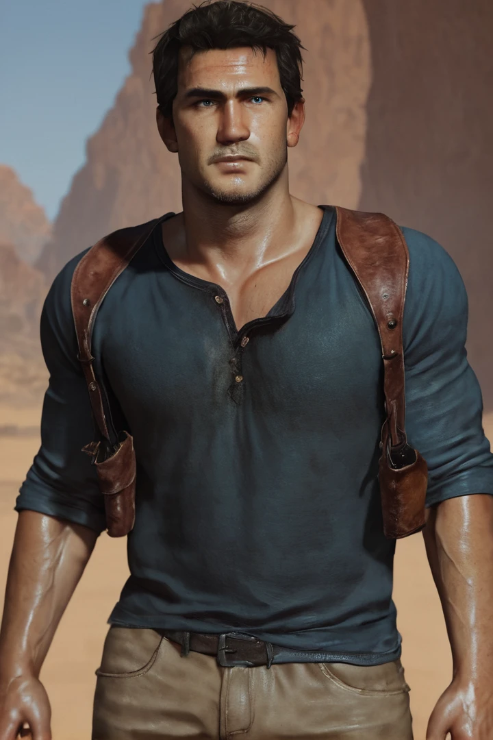 score_9, score_8_up, score_7_up, source_anime,
NathanDrake,stubble, looking at viewer, blue shirt, muscular, desert, upper body, torso, pants
<lora:detailed_notrigger:1> <lora:Nathan_Drake_-_Uncharted_Series:1> <lora:twilight:1>