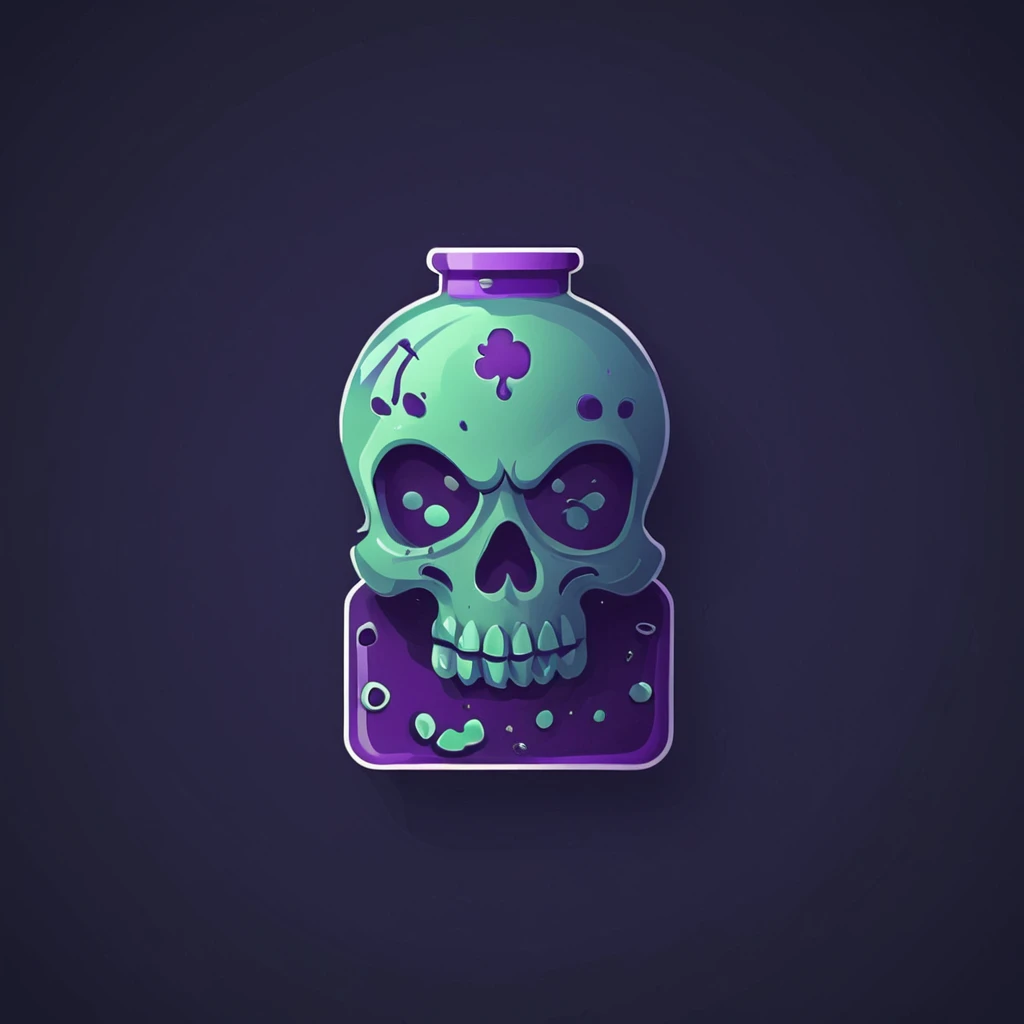 <lora:artfullyICONIC_SDXL_V1:.8>, illustration, flat, minimal, modern, icon, poison, <lora:ArtfullyINCONIC2_SDXL_V1:.6>, simple icon for game design, square, aspect ratio 1 to 1 <lora:artfullyEXTRAVAGANZA_SDXL_V1:0.8>