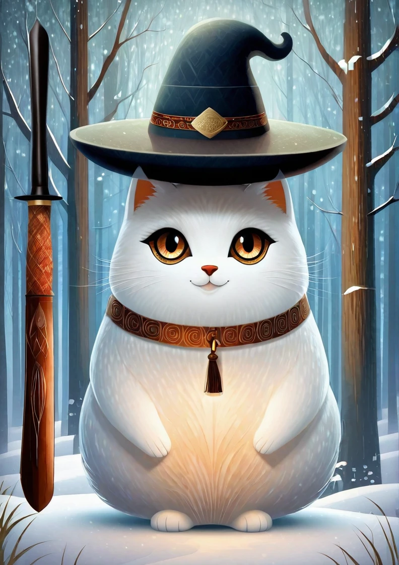 ð§µð±ð²ð,Tracie Grimwood Style - Cute Yokai,in the style of Andy Kehoe and Jon Klassen,sharpening,
<lora:blackhat:1>,hat,