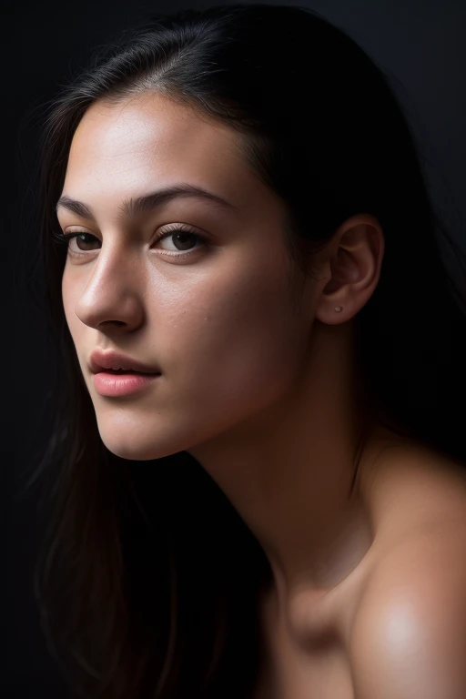 DEN_mariya_antsibonenko,
((headshot:1.2) portrait on a (plain dark grey background:1.2), (headshot:1.2), (face focus:1.1), (soft focus:1.2), low lighting, (out of focus:1.2):1.2),
bokeh, f1.4, 40mm, photorealistic, raw, 8k, textured skin, skin pores, intricate details <lora:epi_noiseoffset2:1>, epiCRealism