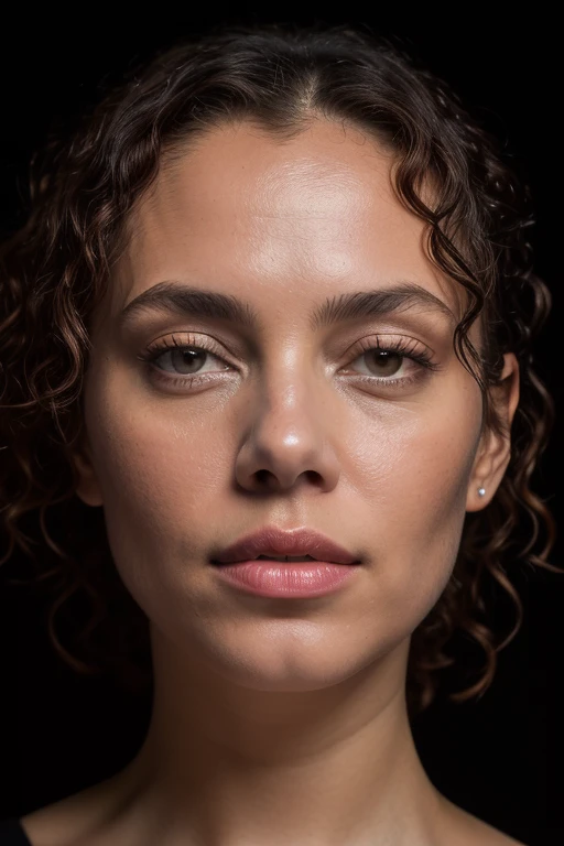 DEN_maryjane_gatasinbotas26,
((headshot:1.2) portrait on a (plain black background:1.2), (headshot:1.2), (face focus:1.1), (facing the camera:1.2), Head in the centre, (eye contact:1.3), (intense stare:1.1), mouth open, (facing straightforward:1.2), (forward facing:1.1), Head, face, Head focus, Head tilted down, looking slightly up at the camera:1.2),
bokeh, f1.4, 40mm, photorealistic, raw, 8k, textured skin, skin pores, intricate details <lora:epi_noiseoffset2:1>, epiCRealism