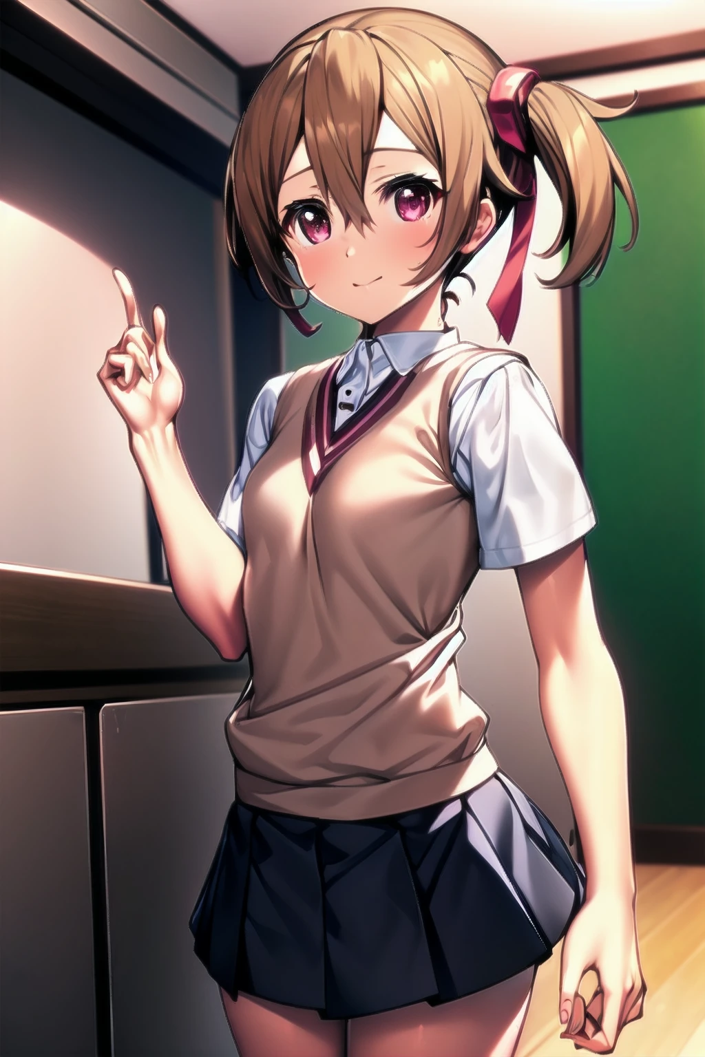 <lora:lambda-000070:0.7>, best quality, ultra fine, BREAK, <lora:silica(SAO):0.8> silica, <lora:tokiwadai_school_uniform:1> , (tokiwadai school uniform:1.2),