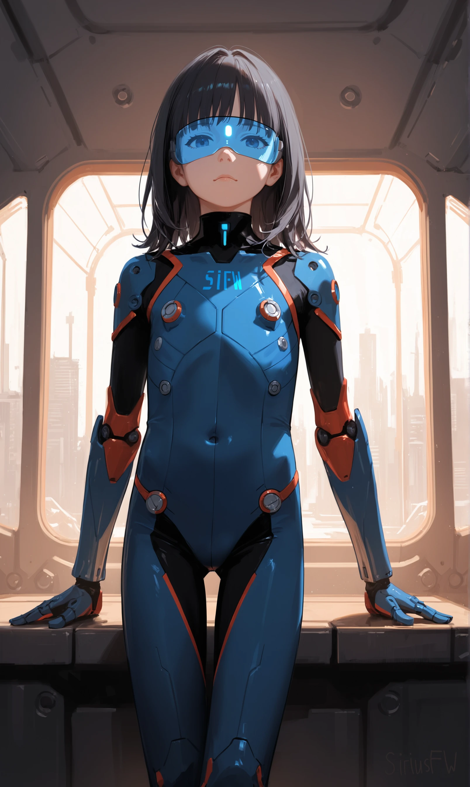 score_9,score_8_up,score_7_up,source_anime,rating_safe,
BREAK
(absurdres,highres),(high quality,best quality),(masterpiece:0.5),
1girl,solo,(flat chest:0.7),(skinny:0.5),(pale skin:0.5),
BREAK
mechanical eye,looking at viewer,
medium hair,long hair,
expressionless,
single mechanical arm,
bodysuit,science fiction,
indoors,