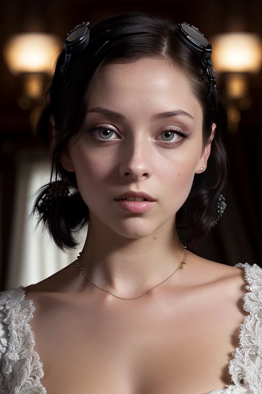 DEN_alina_steamgirl,
(headshot:1.1) portrait on a bright white background, (headshot:1.2), face focus, intricate (beautiful eyes:1.2), (wide open eyes:1.1), Big eyes,  clean photo, side lighting, low contrast, low saturation,
bokeh, f1.4, 40mm, photorealistic, raw, 8k, textured skin, skin pores, intricate details  <lora:epi_noiseoffset2:1>, epiCRealism