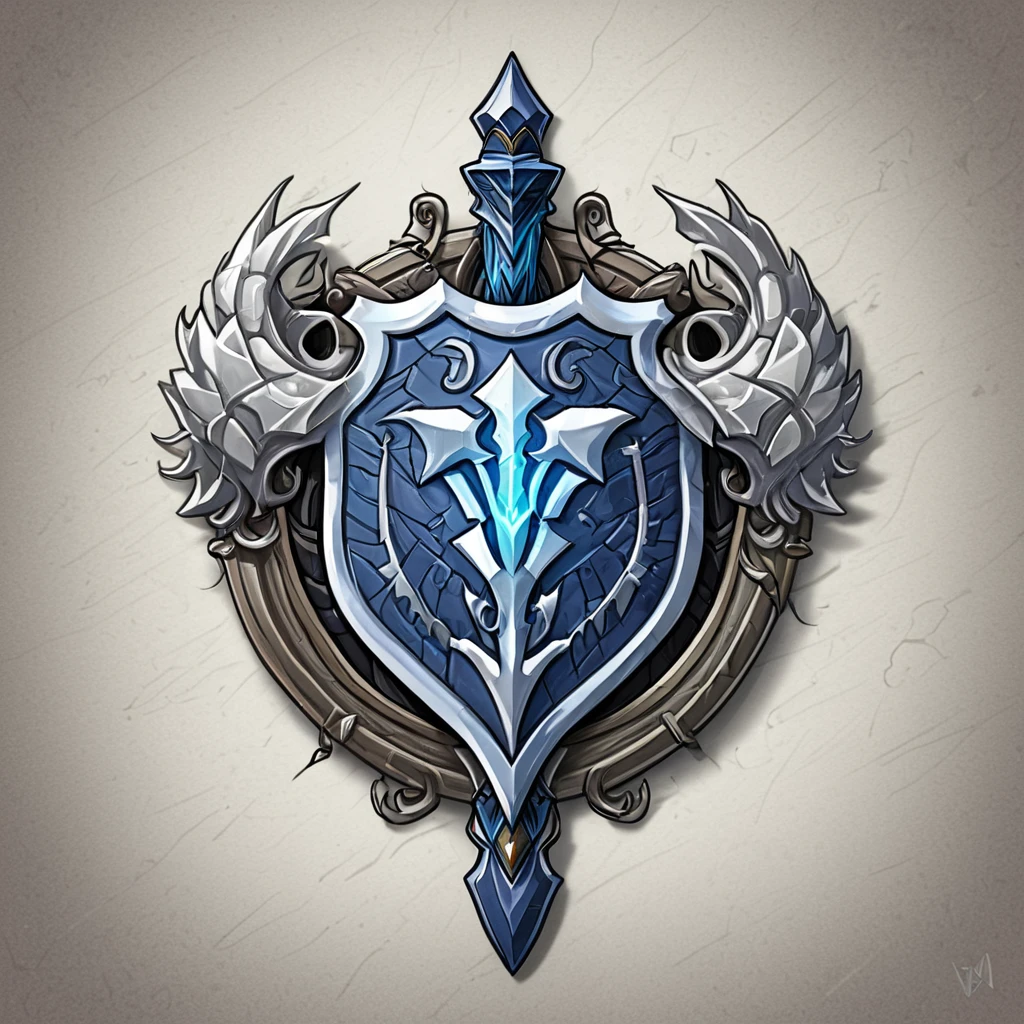 <lora:artfullyTEXTURIZED_SDXL_V1:1>, (illustration:2), masterpiece, detailed, absurd resolution, white background, black linework, colored markers,  icon, 2d, flat, vector, cell shaded, in the style icons, used in world of warcraft, in the style of 2d game design assets, texture, pattern, colorful, abstract, macro, micro, beautiful,  (Coat of Arms: Balanced Judgment - A shield of indigo and white, featuring Justice's Scales crossed with the Shield of Fairness. Above them, the Sword of Truth shines, surrounded by an aura of balance):2)