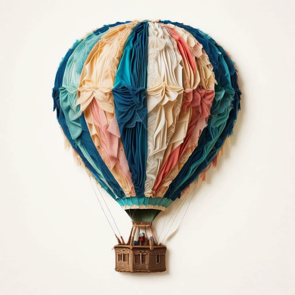 hot air balloon,fabric