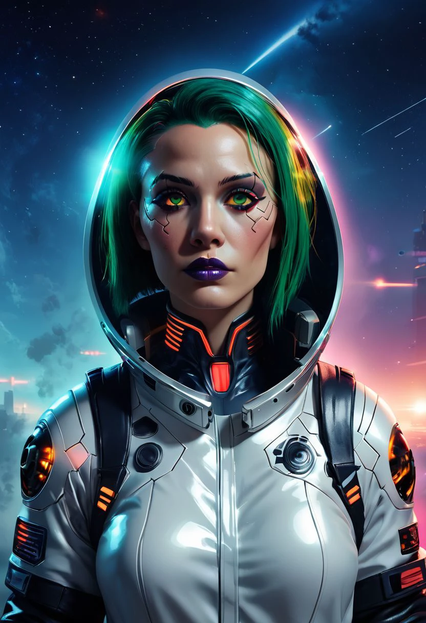 Unfazed retro-futuristic style - XL