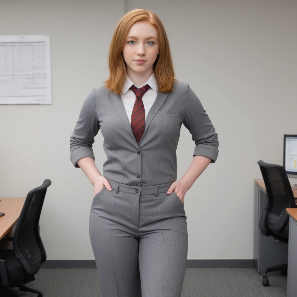 masterpiece, ,(solo:1.1), perfect face, (bright lighting:1.2),beautiful detailed eyes, extremely detailed face, perfect lighting,masterpiece, best quality, ((mature female)), ginger hair, 30yo female, blowjob, 1girl, 1boy, hetero, business suit, skirt suit, (((three-piece suit))), (((necktie))), blazer, (((suit jacket))), (((waistcoat))), double-breasted waistcoat, bodycon miniskirt, pencil skirt, penis, solo focus, oral, testicles, fellatio, deepthroat,