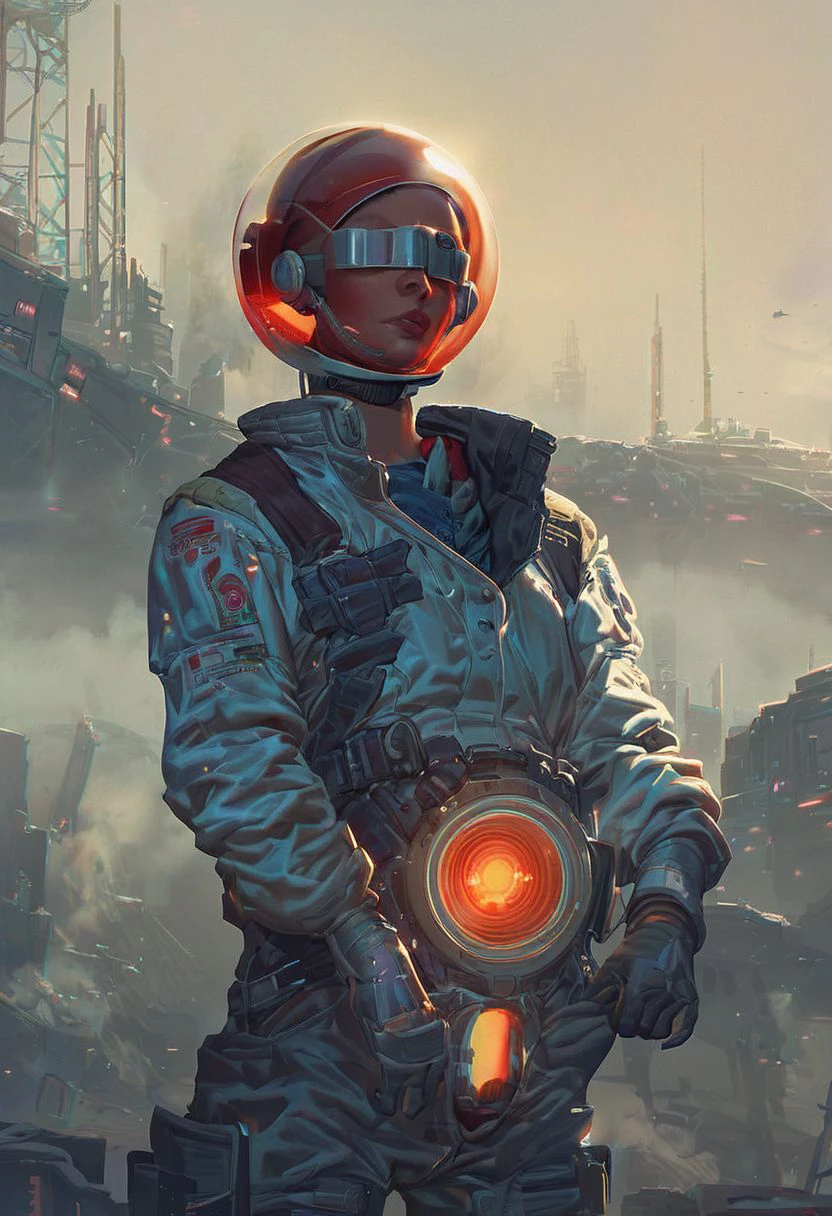 Unfazed retro-futuristic style - XL