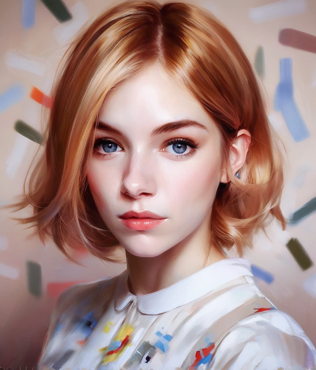 style by Ilya Kuvshinov, portrait girl.  <lora:smiller1:1>