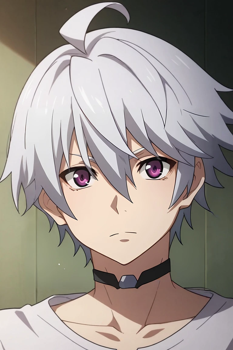 score_9, score_8_up, score_7_up, source_anime, rating_safe, intricate details, semi-realistic, looking at viewer, , 1boy, solo, male focus, <lora:liu_mi_pony:0.92>, liu_mi, grey hair, purple eyes, short hair, hair between eyes, ahoge, , , ,, <lora:sdxl_lightning_8step_lora:1>