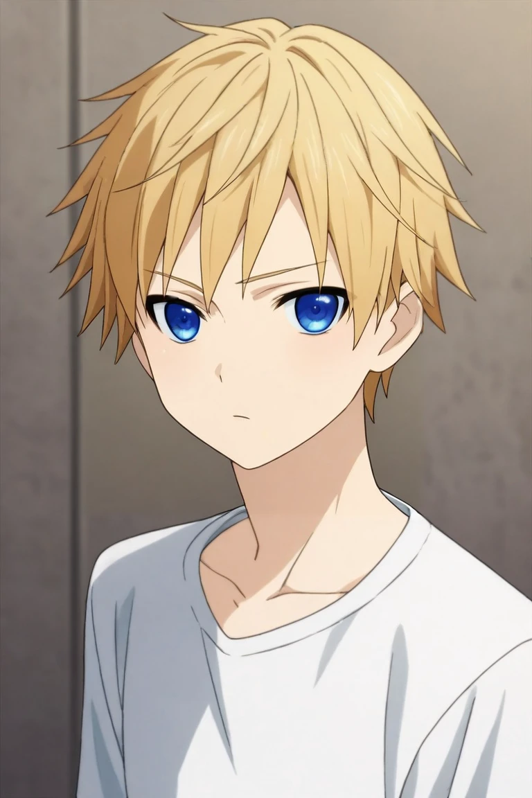 score_9, score_8_up, score_7_up, source_anime, rating_safe, , semi-realistic, looking at viewer, depth of field, 1boy, solo, male focus, <lora:banri_watanuki_pony:0.82>, banri_watanuki, blonde hair, blue eyes, short hair, , , , cloche hat, <lora:sdxl_lightning_8step_lora:1>