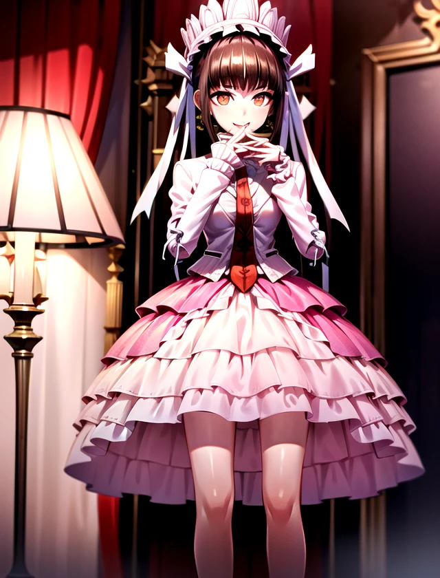 Celestia Ludenberg, solo, standing, outside, 1girl,    <lora:Celestia-Ludenberg:1>