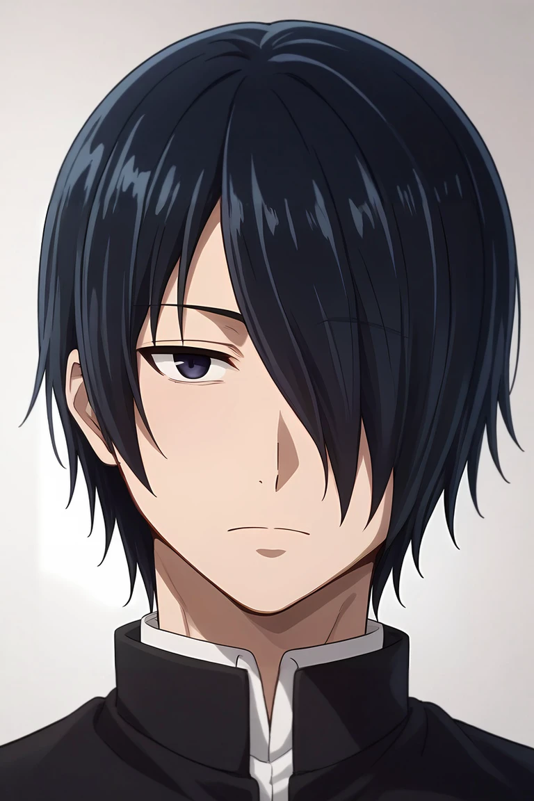 score_9, score_8_up, score_7_up, source_anime, rating_safe, intricate details, , looking at viewer, , 1boy, solo, male focus, <lora:yuu_ishigami_pony:0.86>, yuu_ishigami, black hair, black eyes, short hair, hair over one eye, bangs, , , , <lora:sdxl_lightning_8step_lora:1>