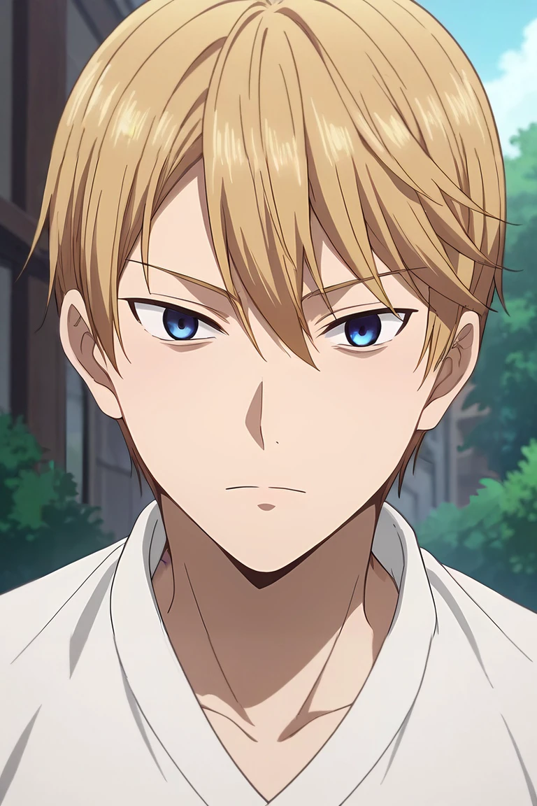 score_9, score_8_up, score_7_up, source_anime, rating_safe, intricate details, anime screencap, , official style, , , 1boy, solo, male focus, <lora:miyuki_shirogane_pony:0.9>, miyuki_shirogane, blonde hair, blue eyes, short hair, bangs, hair between eyes, , , <lora:sdxl_lightning_8step_lora:1>