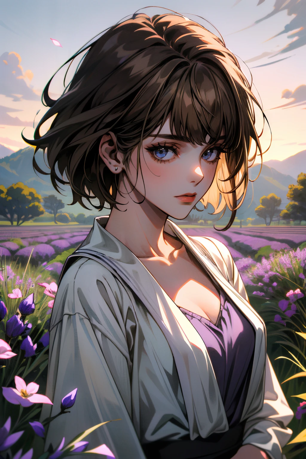 ((ultra detailed, masterpiece, absurdres))
 <lora:LISMax:0.8>
LISMax, 1girl, brown hair, lavender field, midday, bright and vibrant with a sea of purple blooms