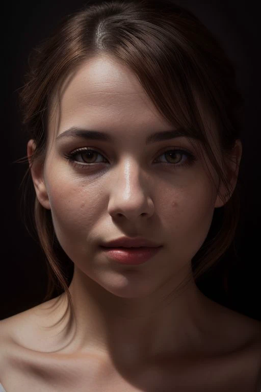 DEN_cymbaline_stylerotica,
((headshot:1.2) portrait on a (plain background:1.2), (headshot:1.2), (face focus:1.1), lighting from the left, (shadows:1.2), (left side lighting:1.2), (side light:1.3), (half lit face:1.1), (strong shadows:1.2):1.2),
bokeh, f1.4, 40mm, photorealistic, raw, 8k, textured skin, skin pores, intricate details <lora:epi_noiseoffset2:1>, epiCRealism