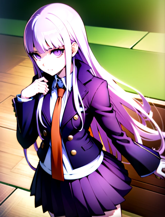 Kyoko Kirigiri, solo, standing, outside, 1girl,     <lora:Kyoko-Kirigiri:1>