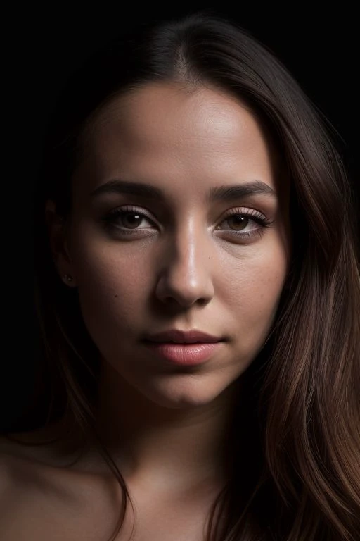 DEN_cymbaline_stylerotica,
((headshot:1.2) portrait on a (plain black background:1.2), (headshot:1.2), (face focus:1.1), (facing the camera:1.2), Head in the centre, (eye contact:1.3), (intense stare:1.1), mouth open, (facing straightforward:1.2), (forward facing:1.1), Head, face, Head focus, Head tilted down, looking slightly up at the camera:1.2),
bokeh, f1.4, 40mm, photorealistic, raw, 8k, textured skin, skin pores, intricate details <lora:epi_noiseoffset2:1>, epiCRealism